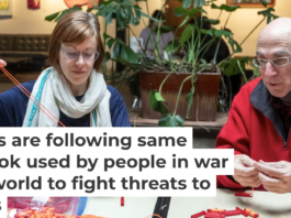 In Detroit, Mich., volunteers with the Detroit People’s Assembly put together whistle kits designed to alert the community when immigration agents are nearby. Jim West/UCG/Universal Images Group via Getty Images